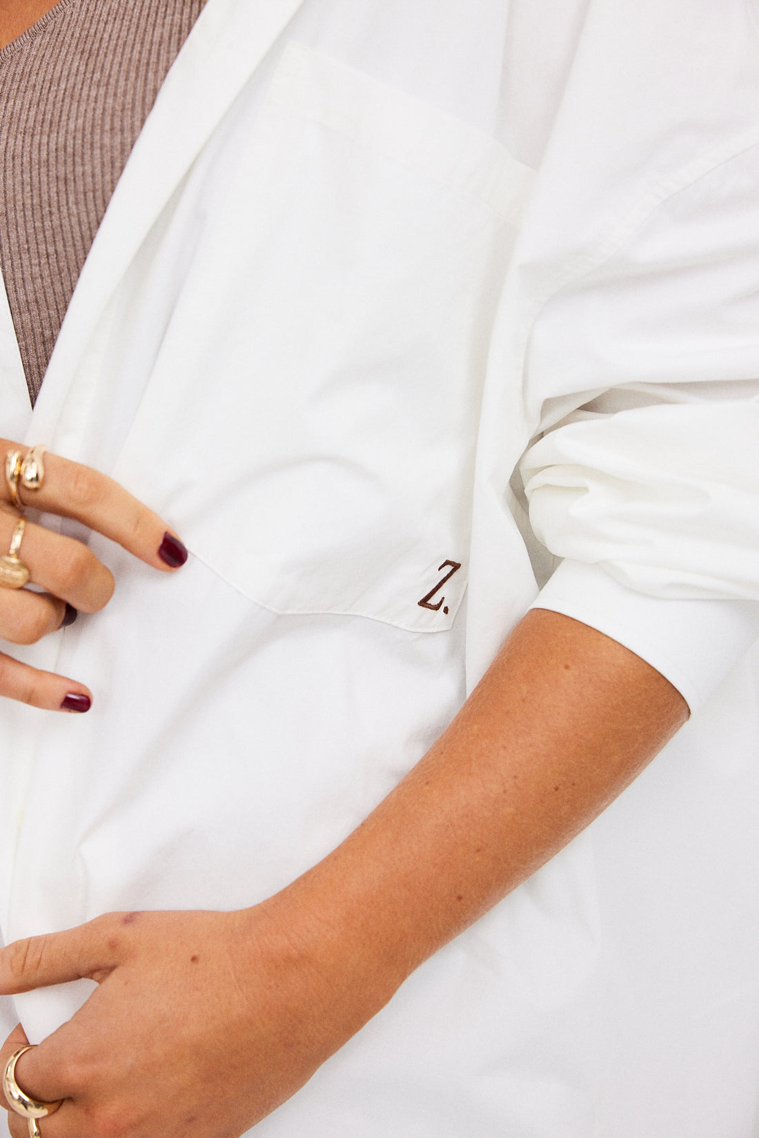 Blake Oversized Shirt - White