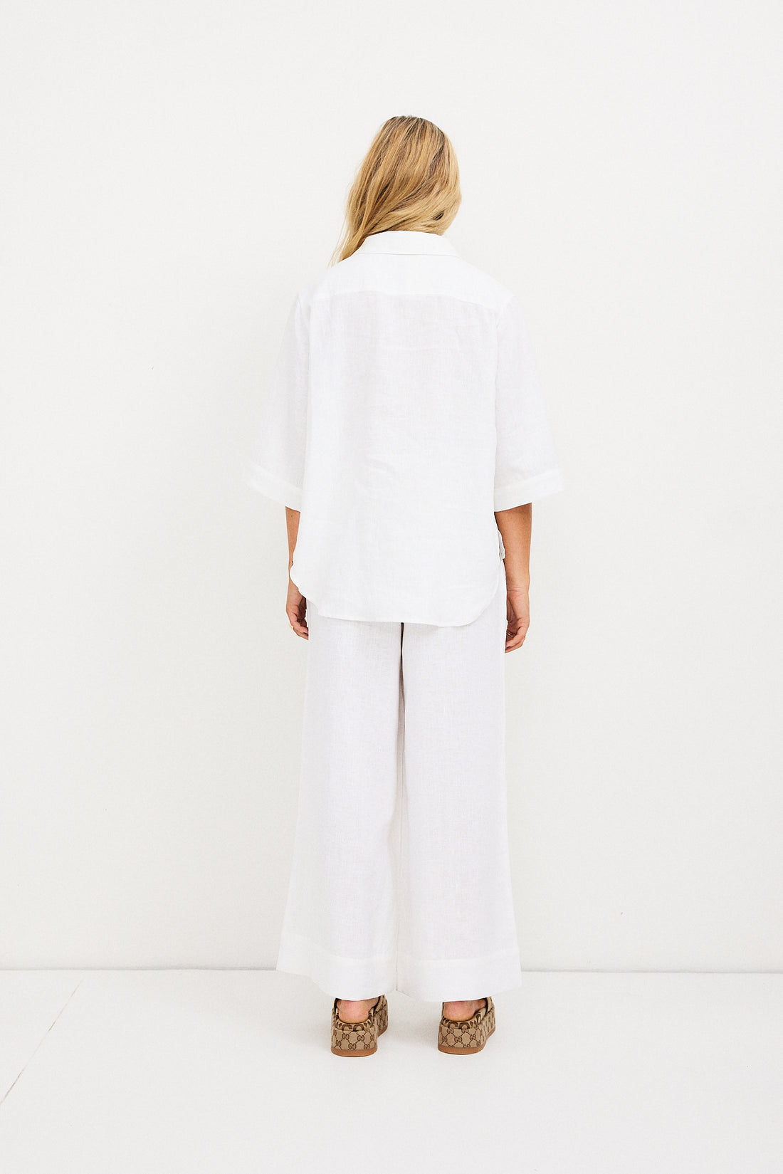 Rahni Linen Shirt - White