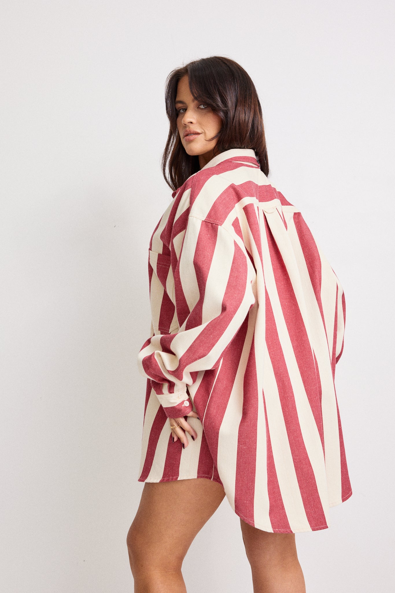 Sid Shirt - Stripe Red