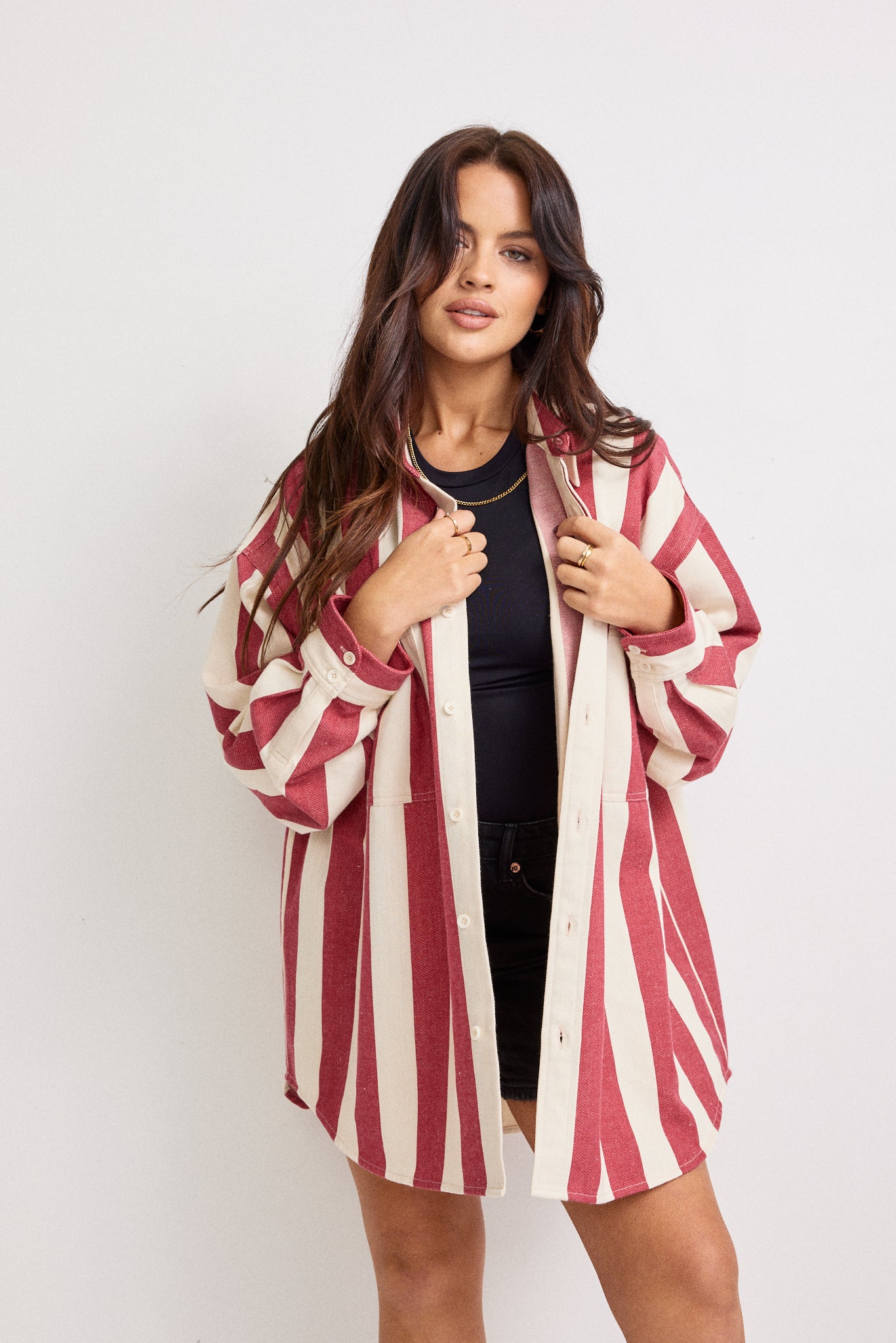 Sid Shirt - Stripe Red