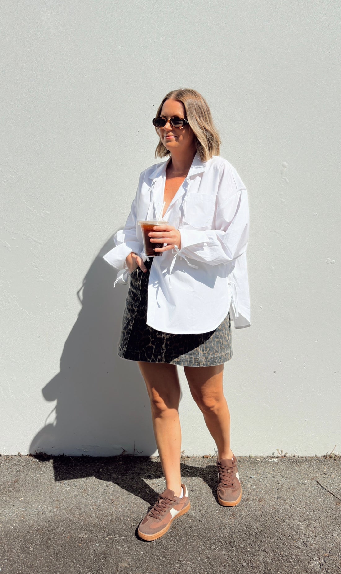 Ryan Relaxed Button Up Shirt - White