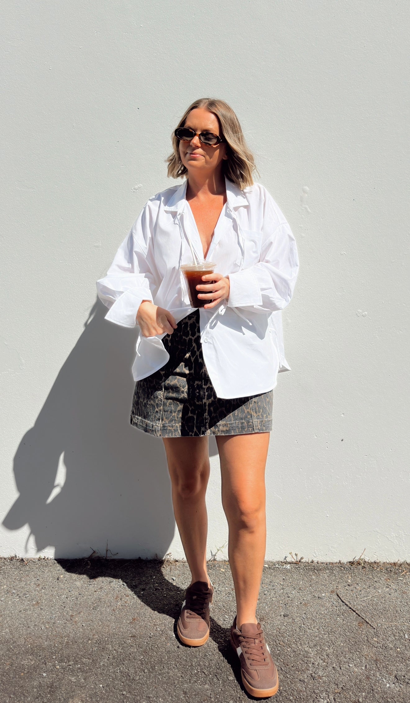 Ryan Relaxed Button Up Shirt - White