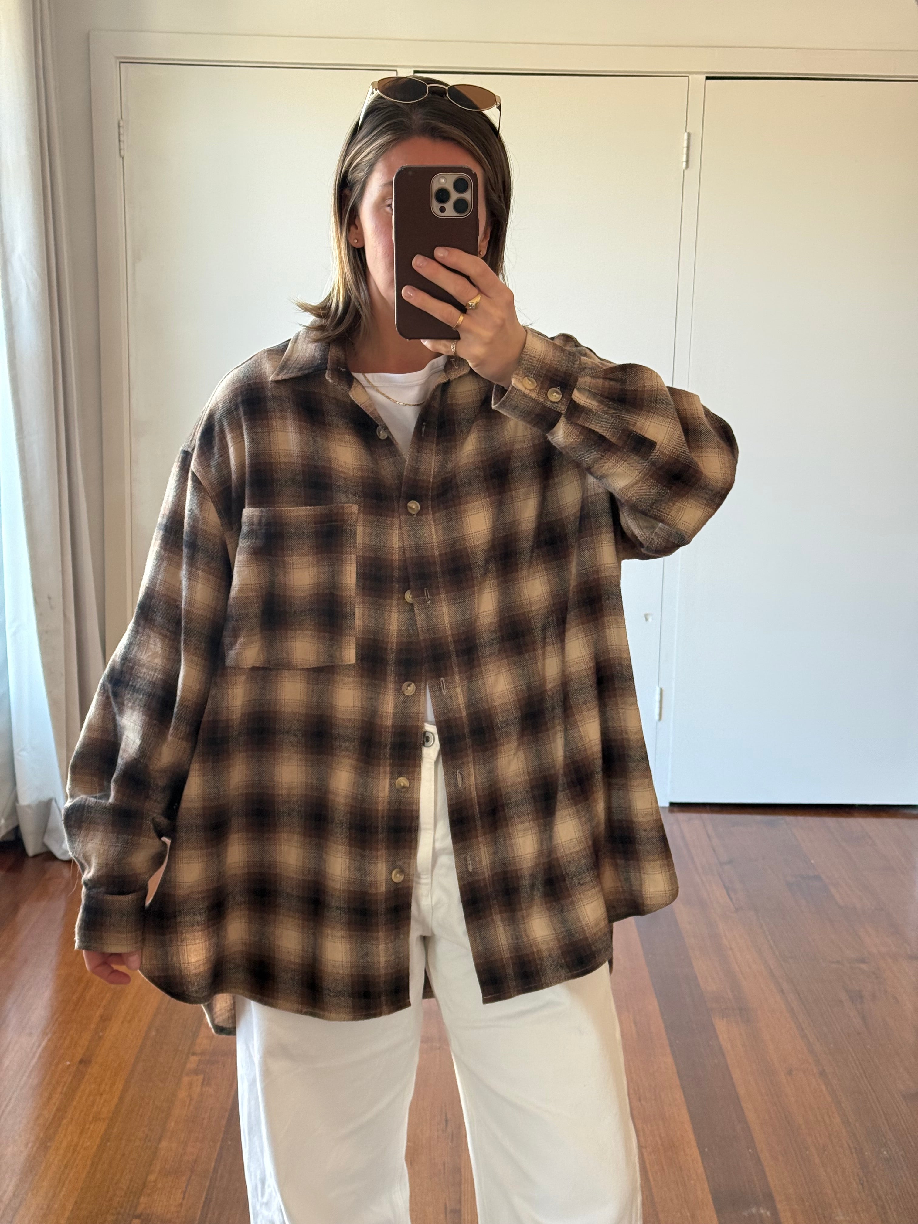 Blake - Brown Flannel shirt