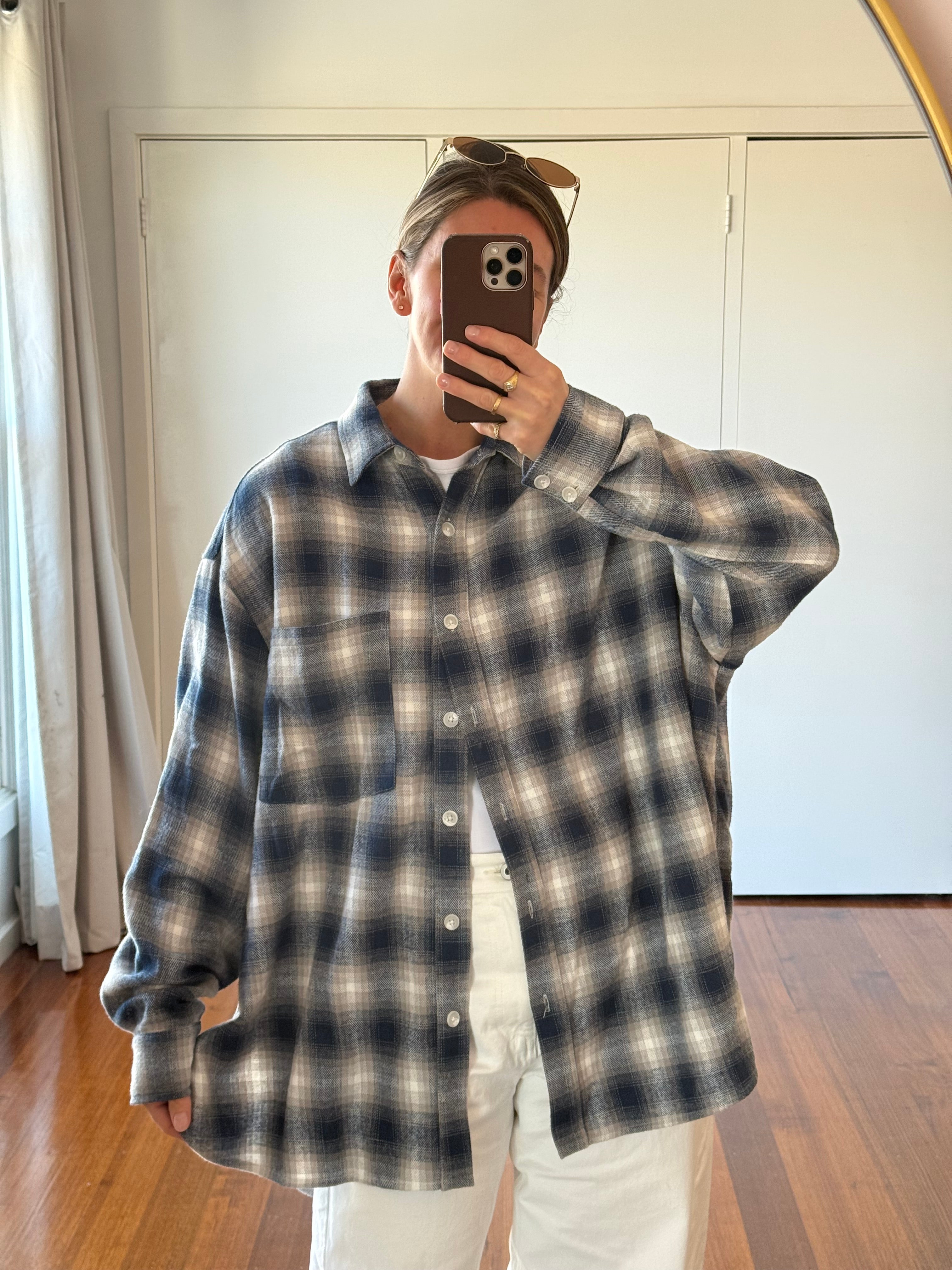 Blake - Blue Flannel shirt