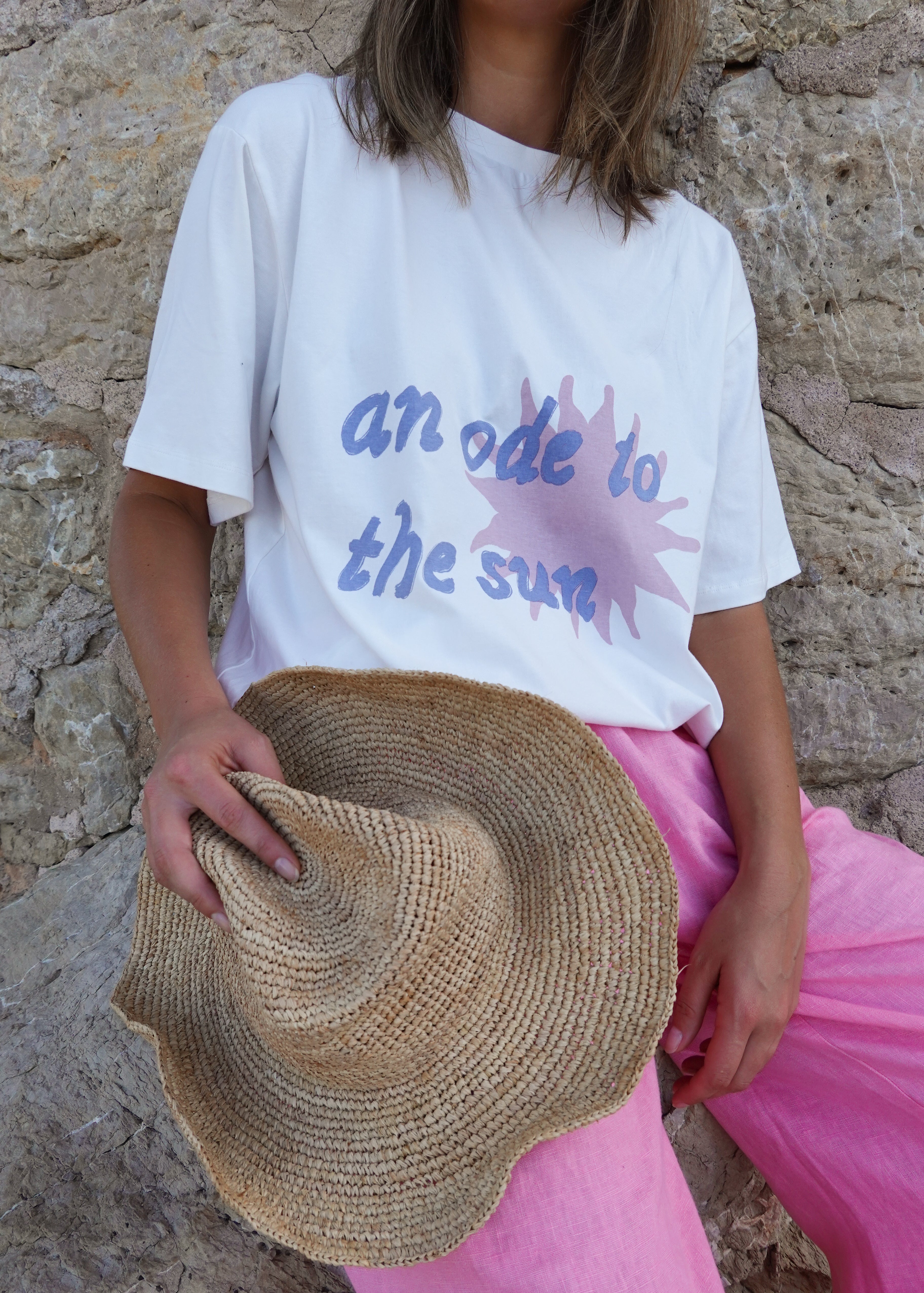 "An Ode To The Sun" Oversized Tee