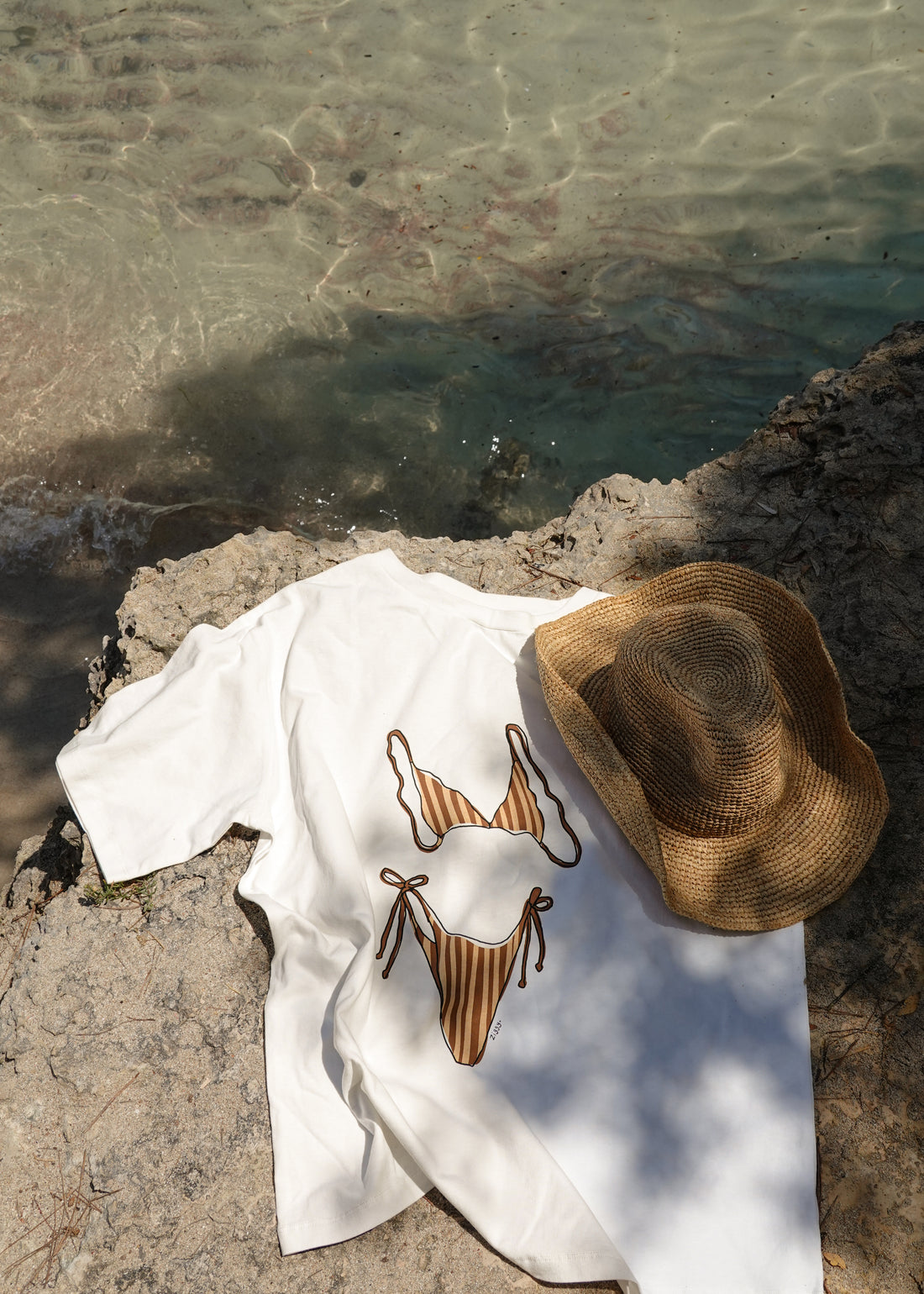 Bikini Very Oversized Tee - Stripe