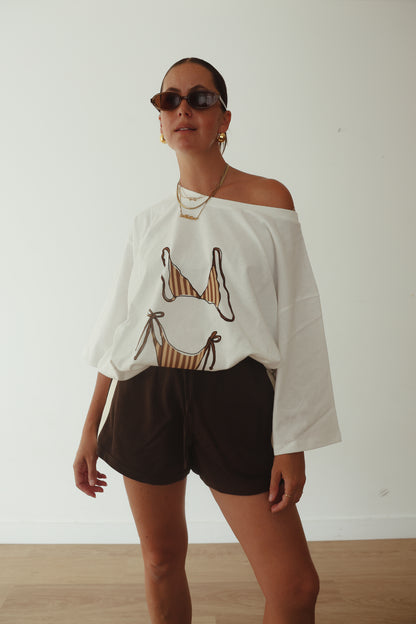 Bikini Very Oversized Tee - Stripe