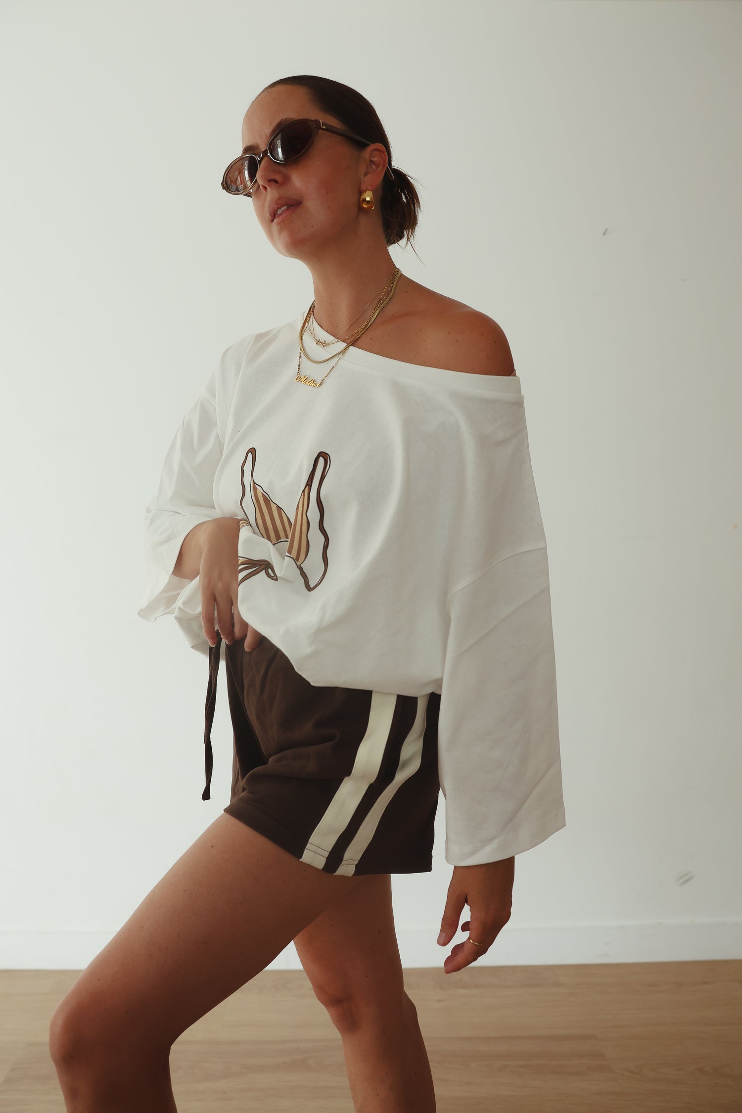 Bikini Very Oversized Tee - Stripe