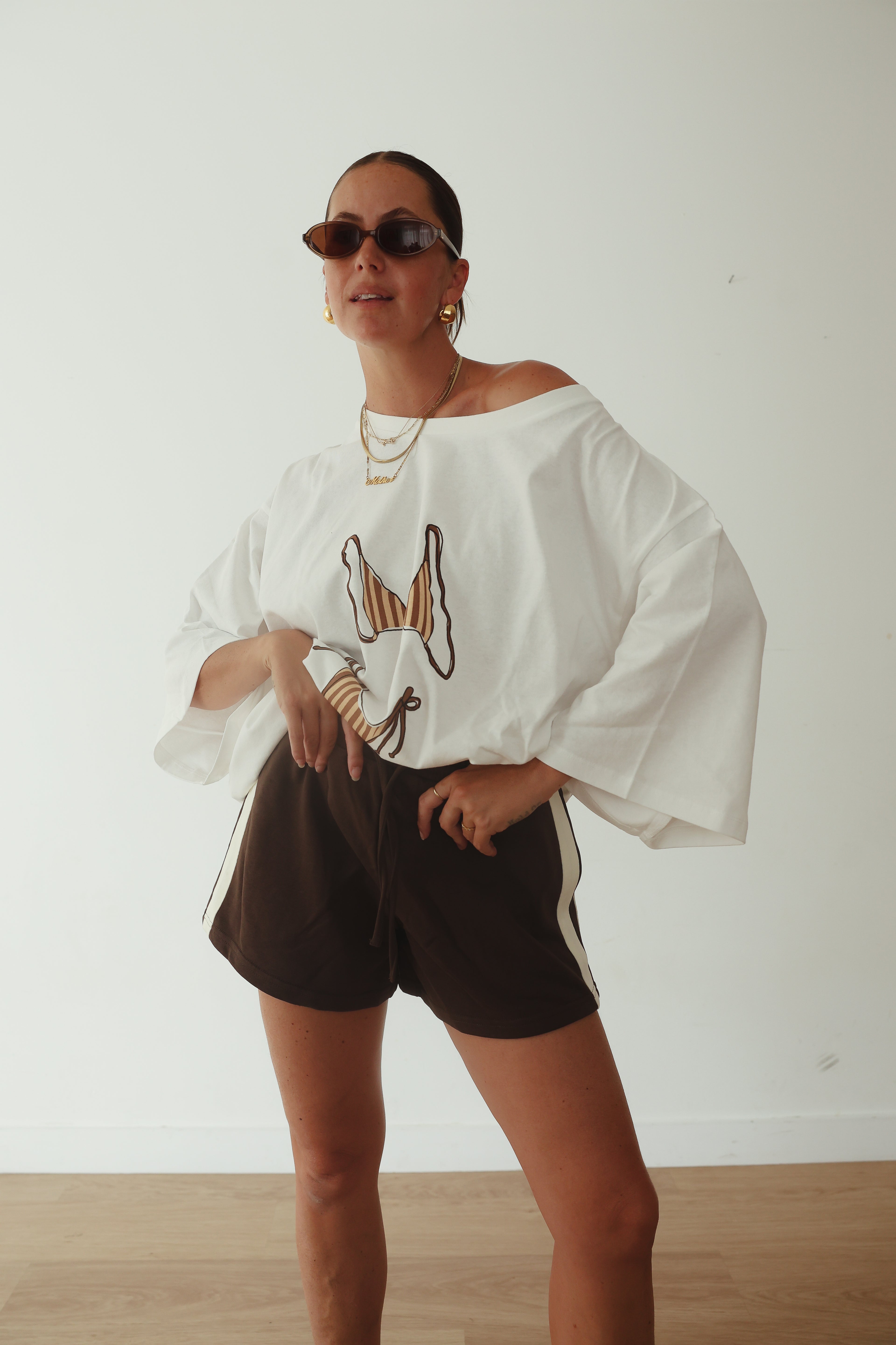 Bikini Very Oversized Tee - Stripe