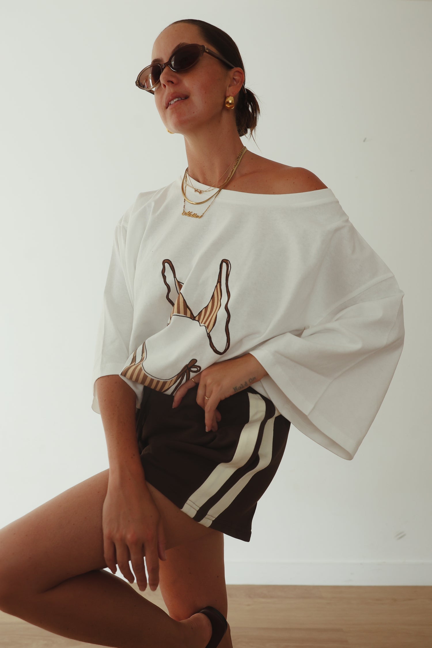 Bikini Very Oversized Tee - Stripe