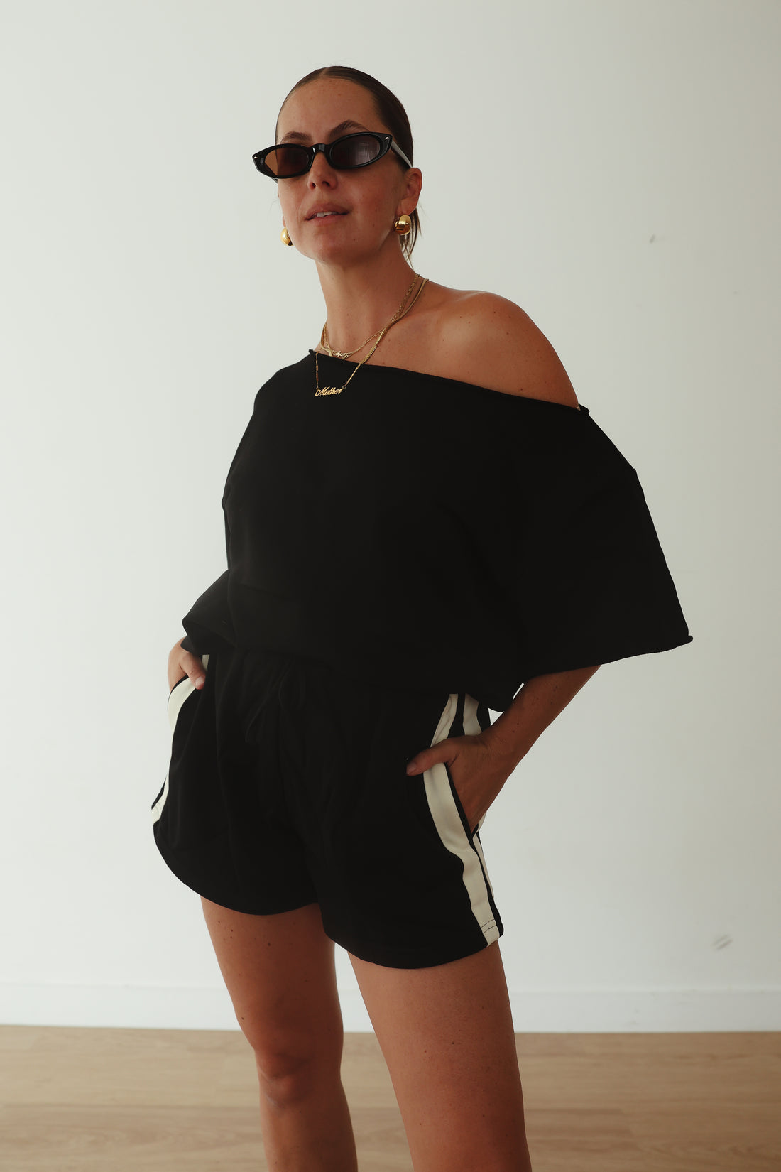 Noah Track Shorts - Black