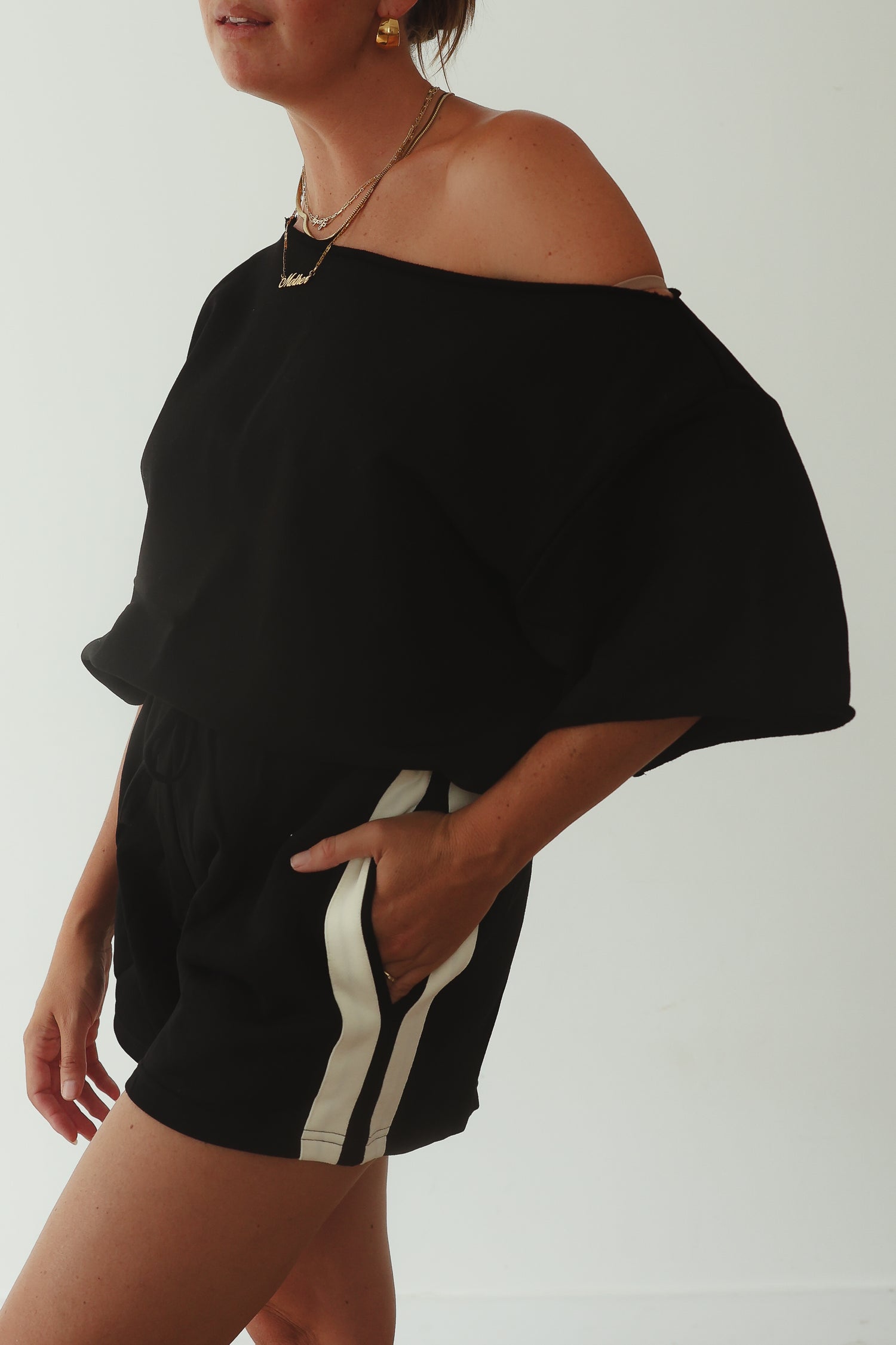 Noah Track Shorts - Black