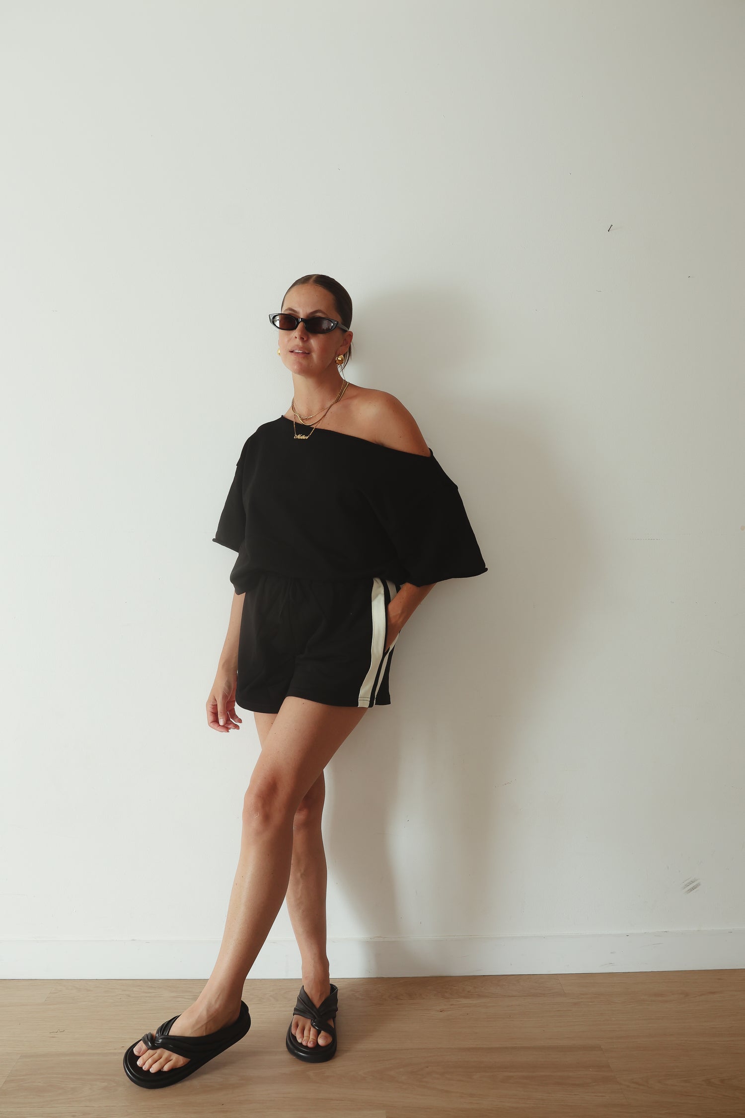 Noah Track Shorts - Black