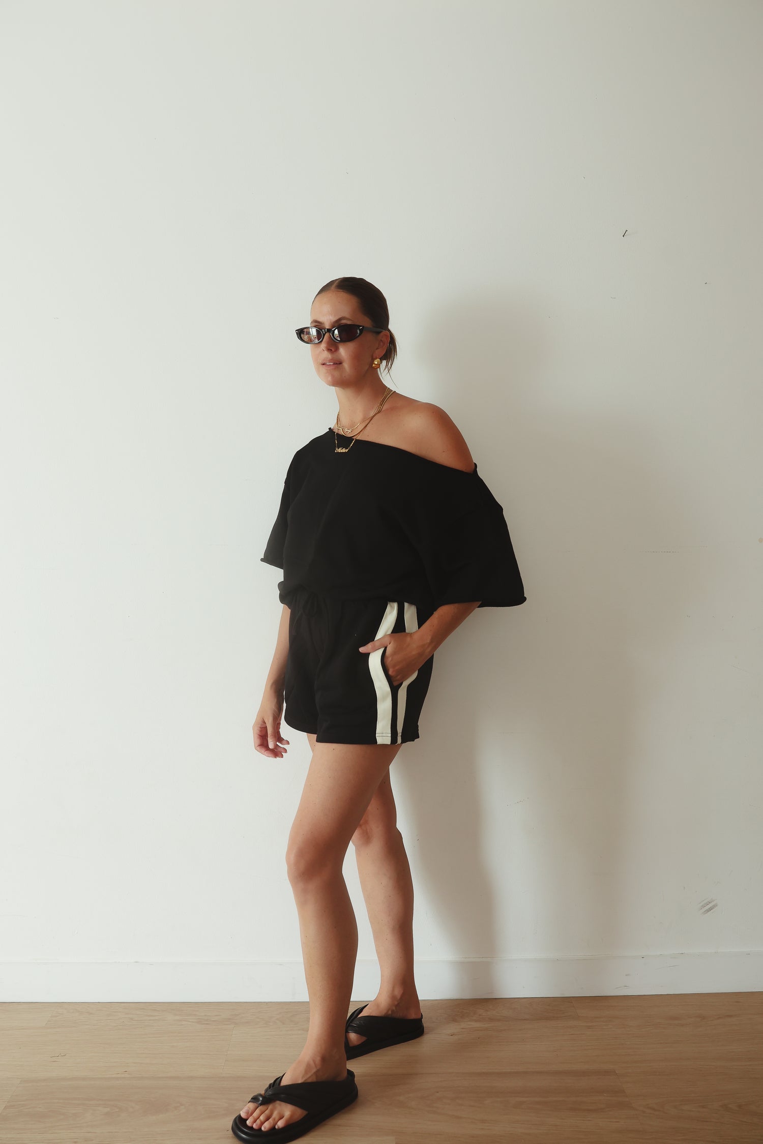 Noah Track Shorts - Black