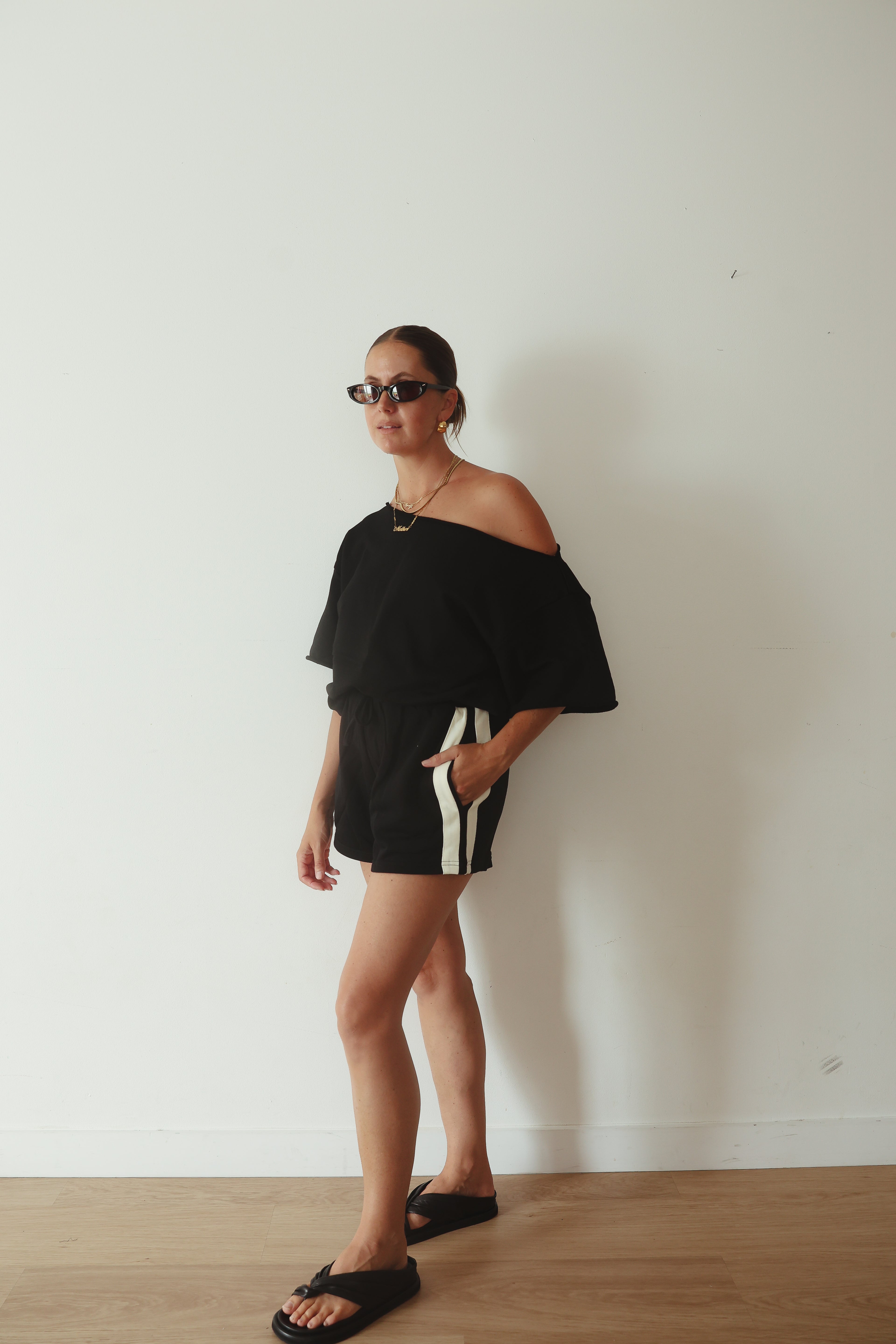 Noah Track Shorts - Black