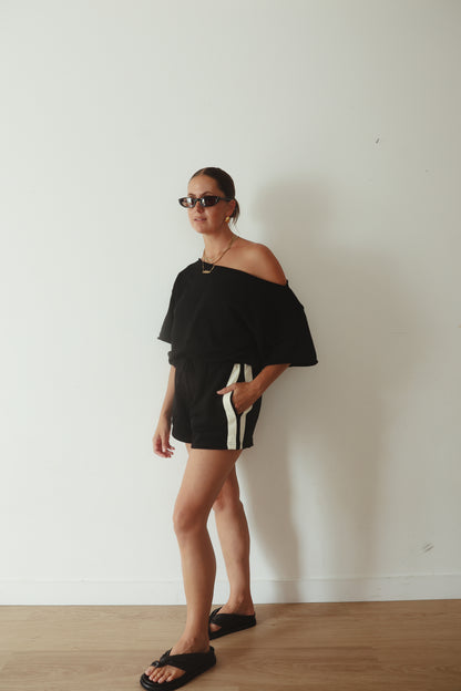 Noah Track Shorts - Black