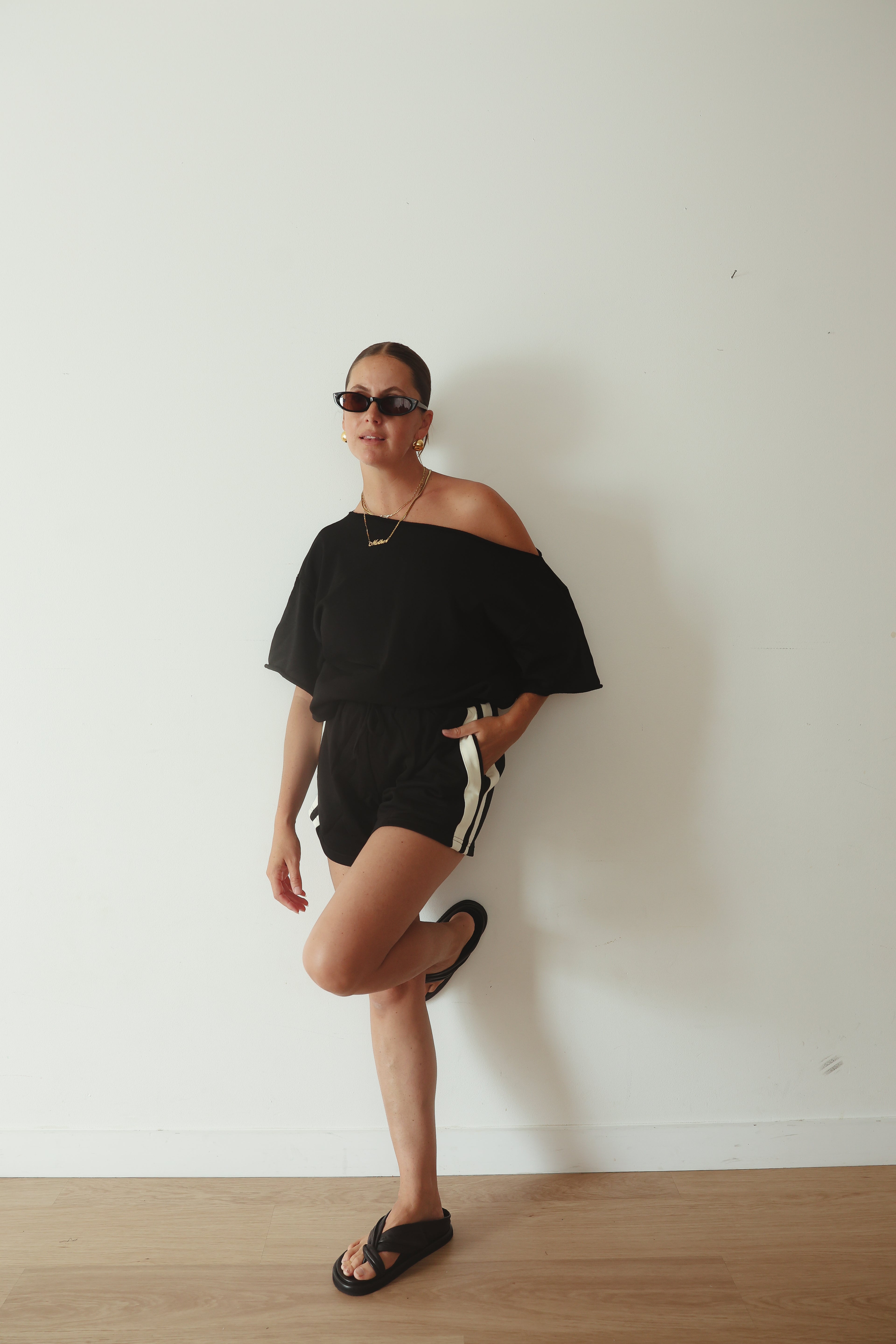 Noah Track Shorts - Black