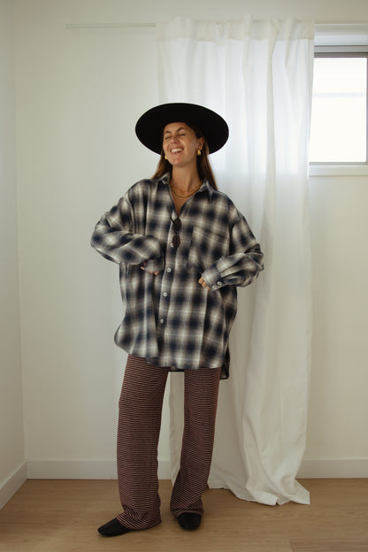 Blake - Blue Flannel shirt