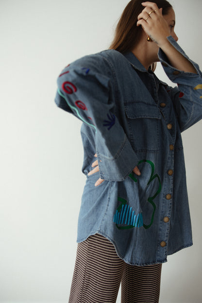 Maya Embroidered Cotton Shirt