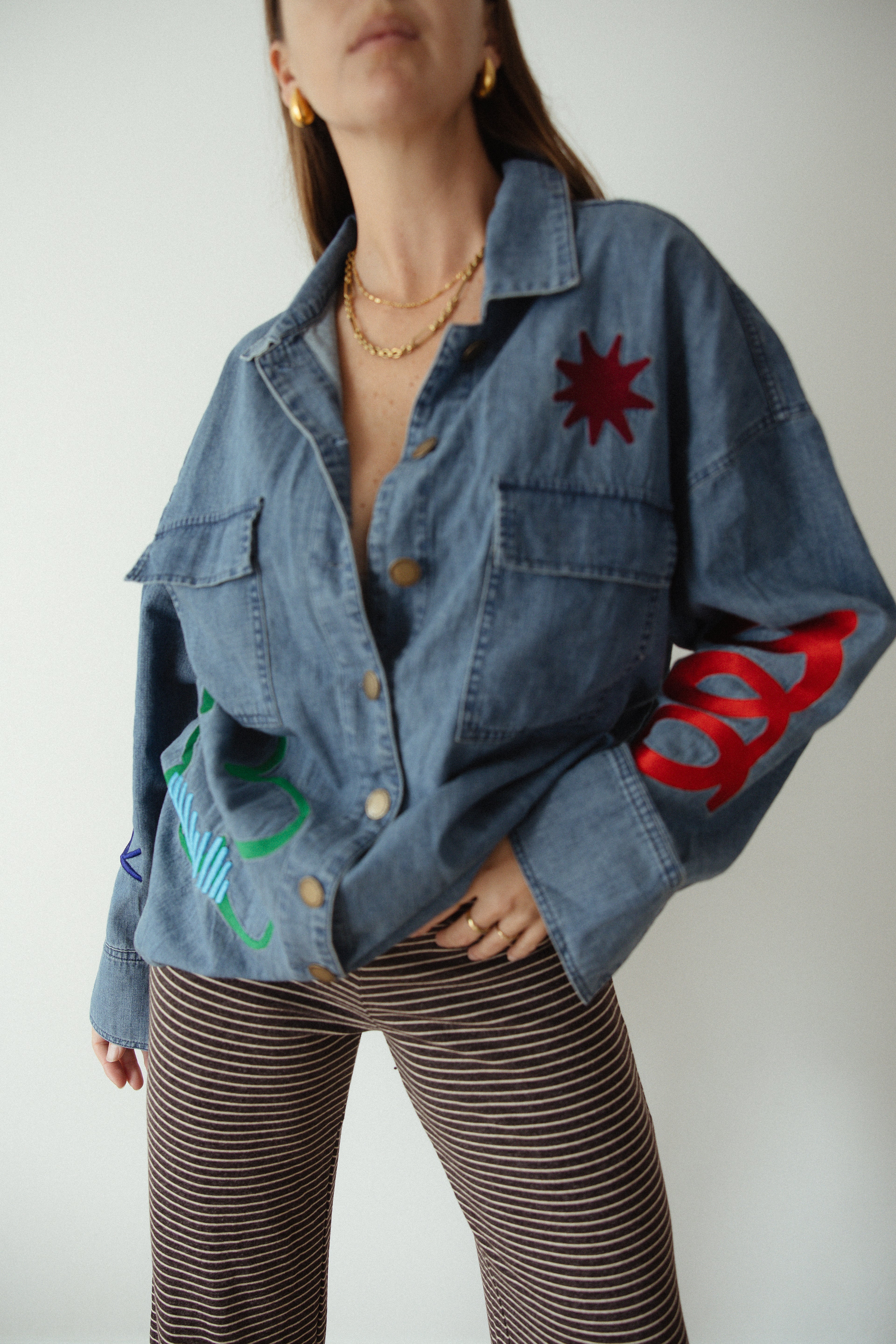 Maya Embroidered Cotton Shirt