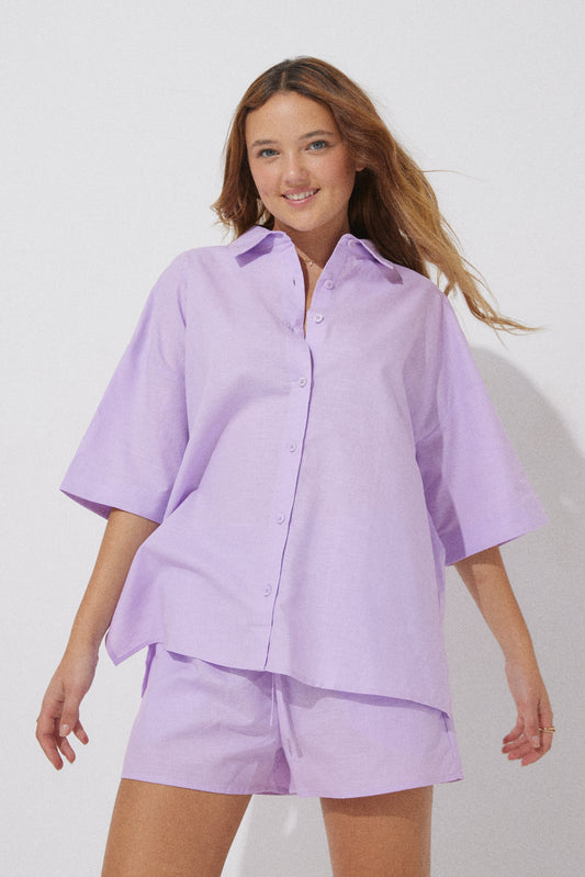Willa Shirt - Lilac