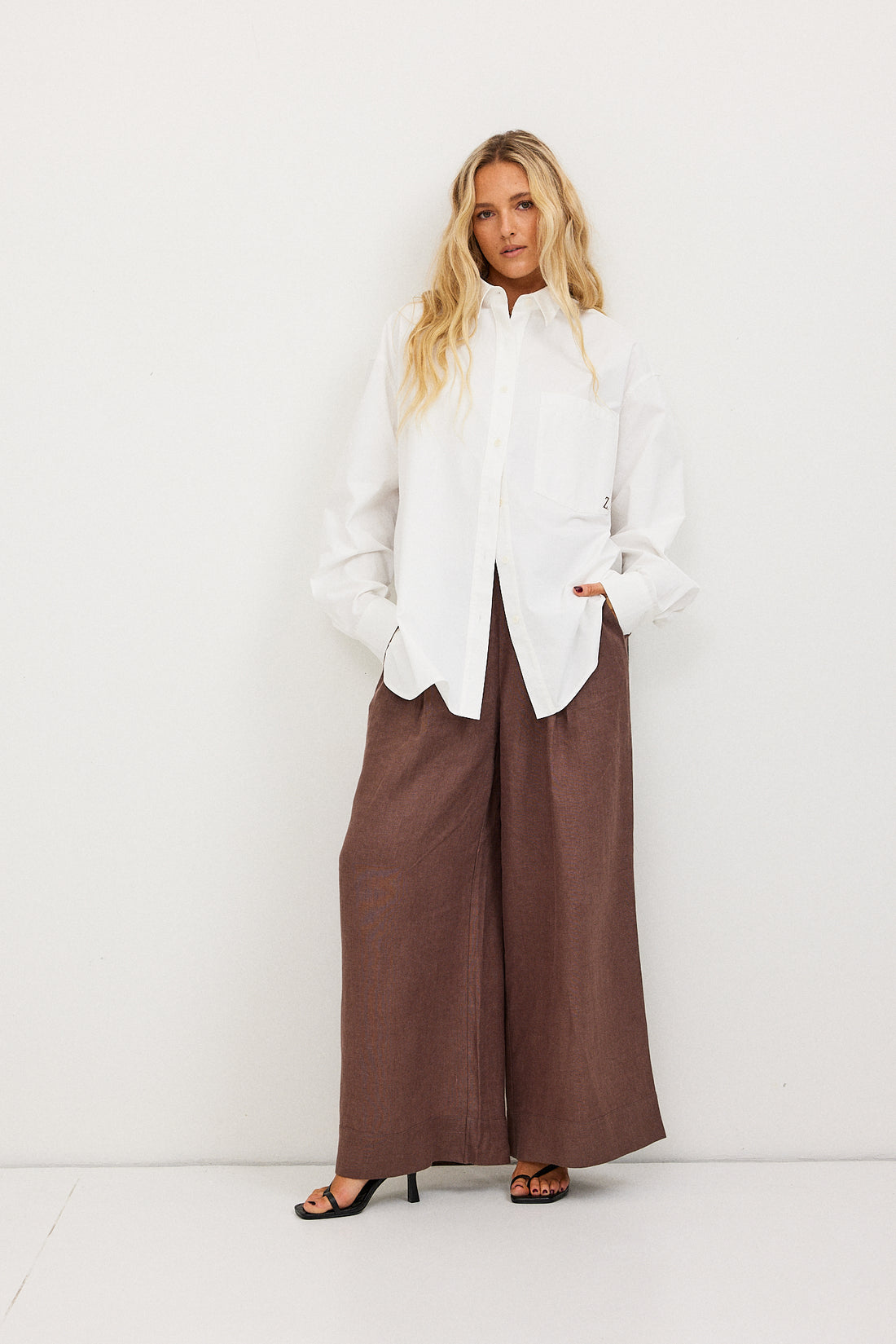 Blake Oversized Shirt - White