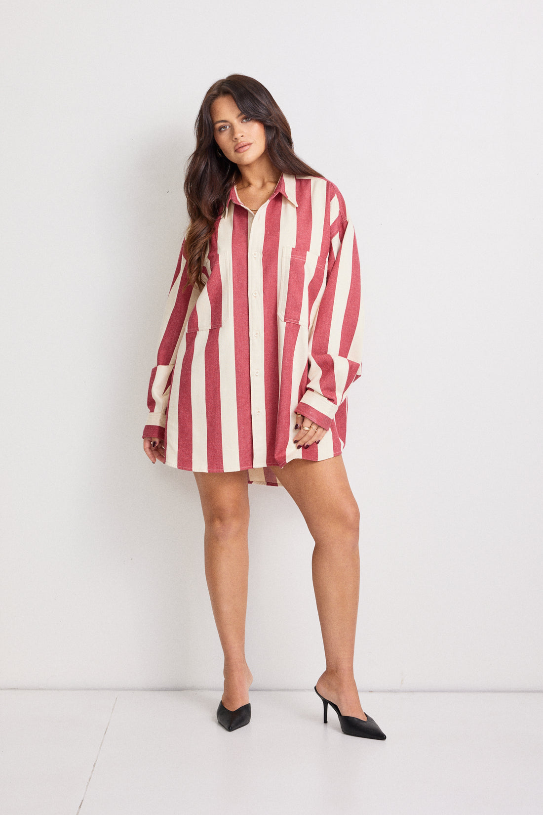 Sid Shirt - Stripe Red