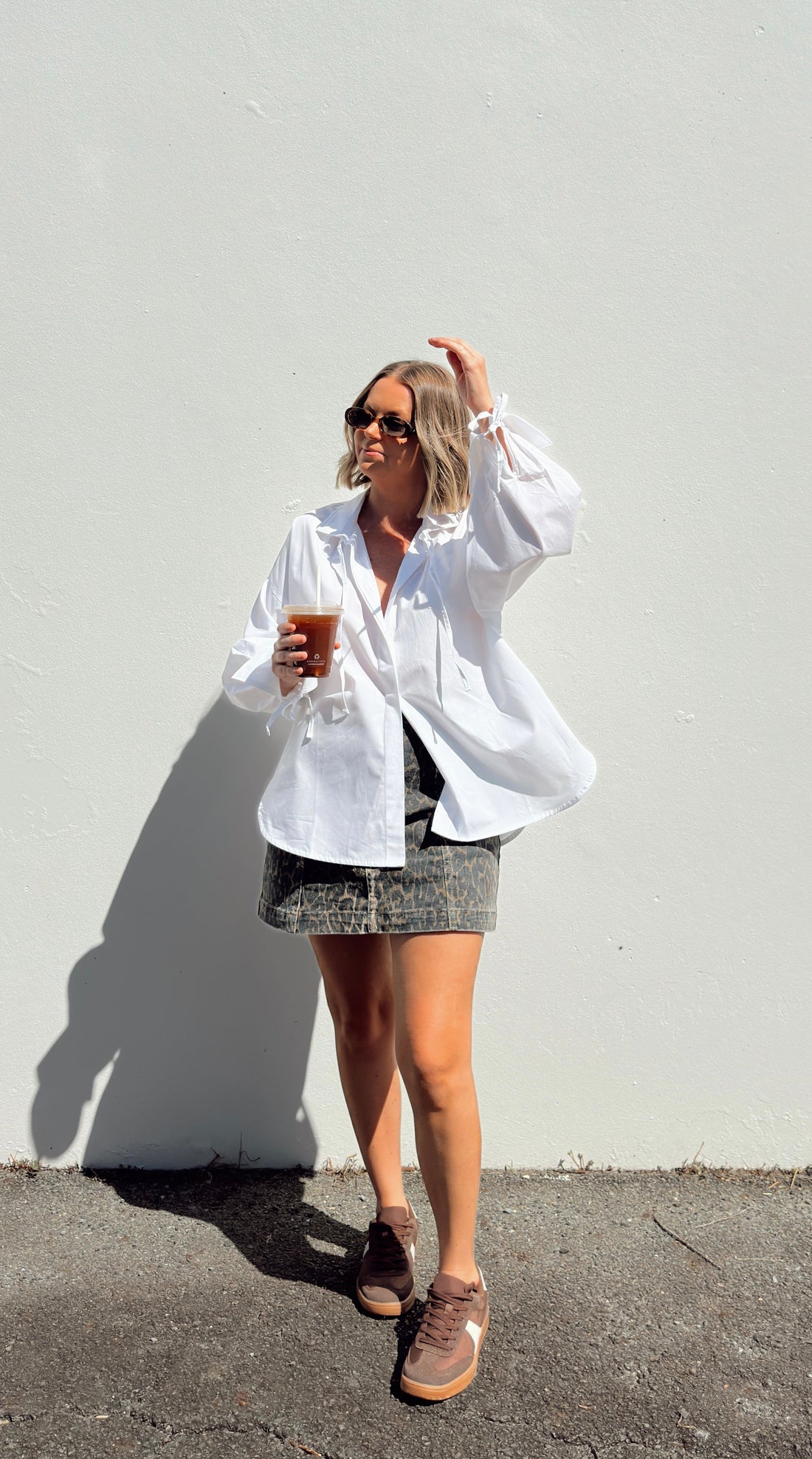 Ryan Relaxed Button Up Shirt - White