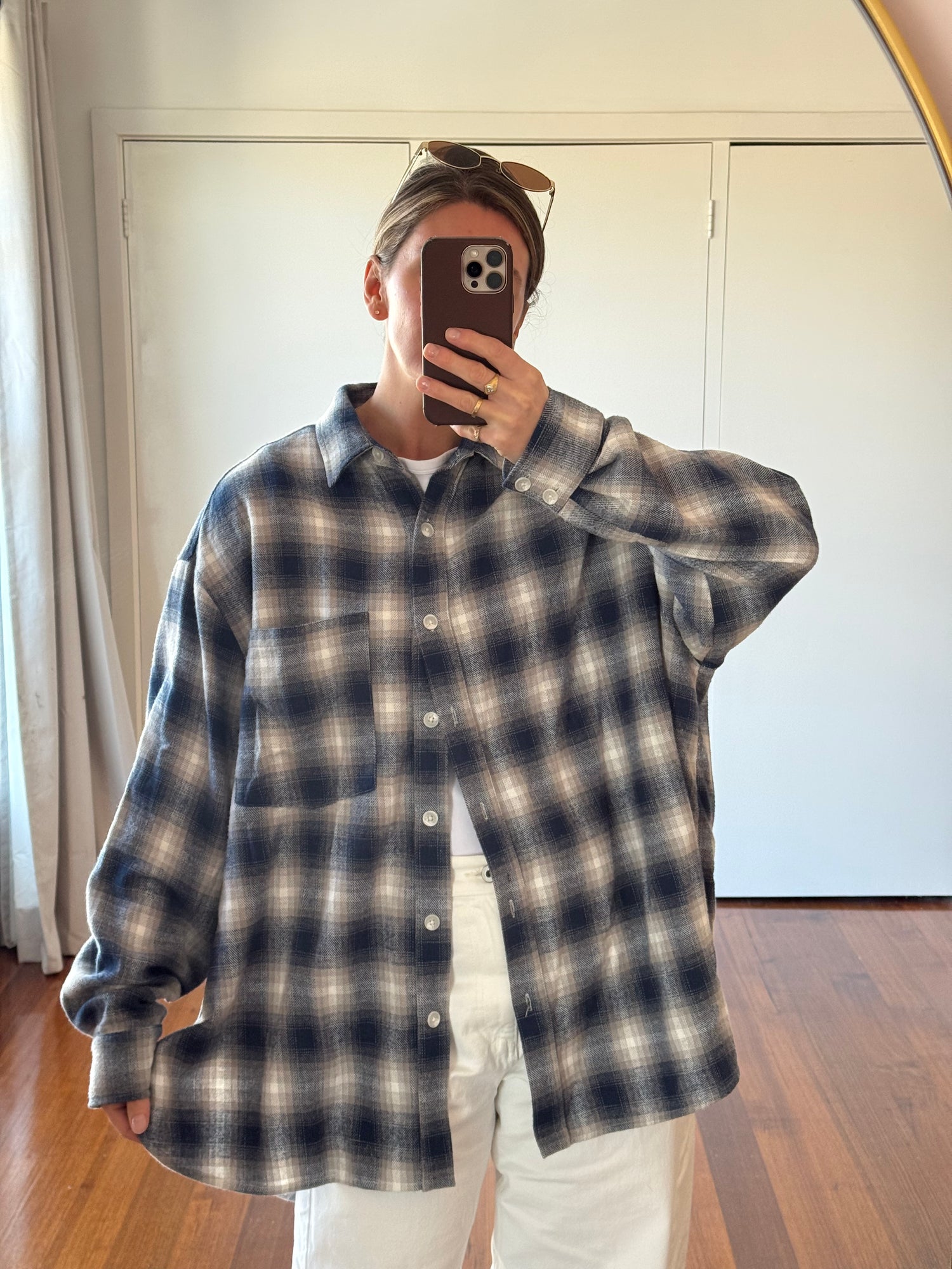 Blake - Blue Flannel shirt