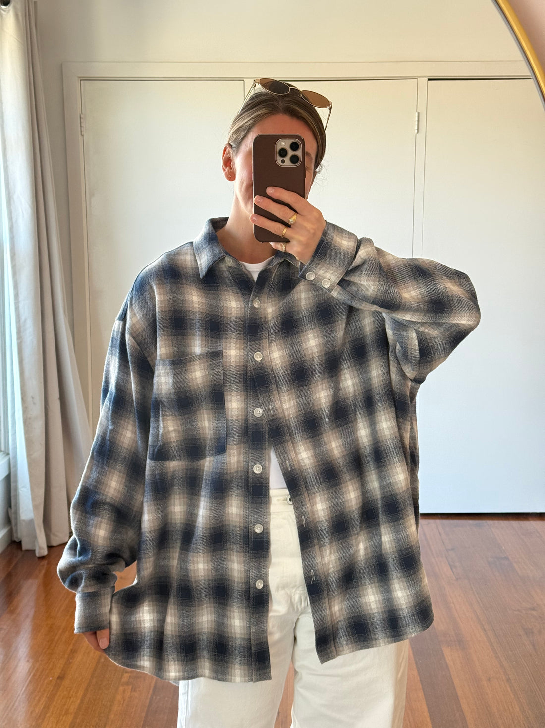 Blake - Blue Flannel shirt