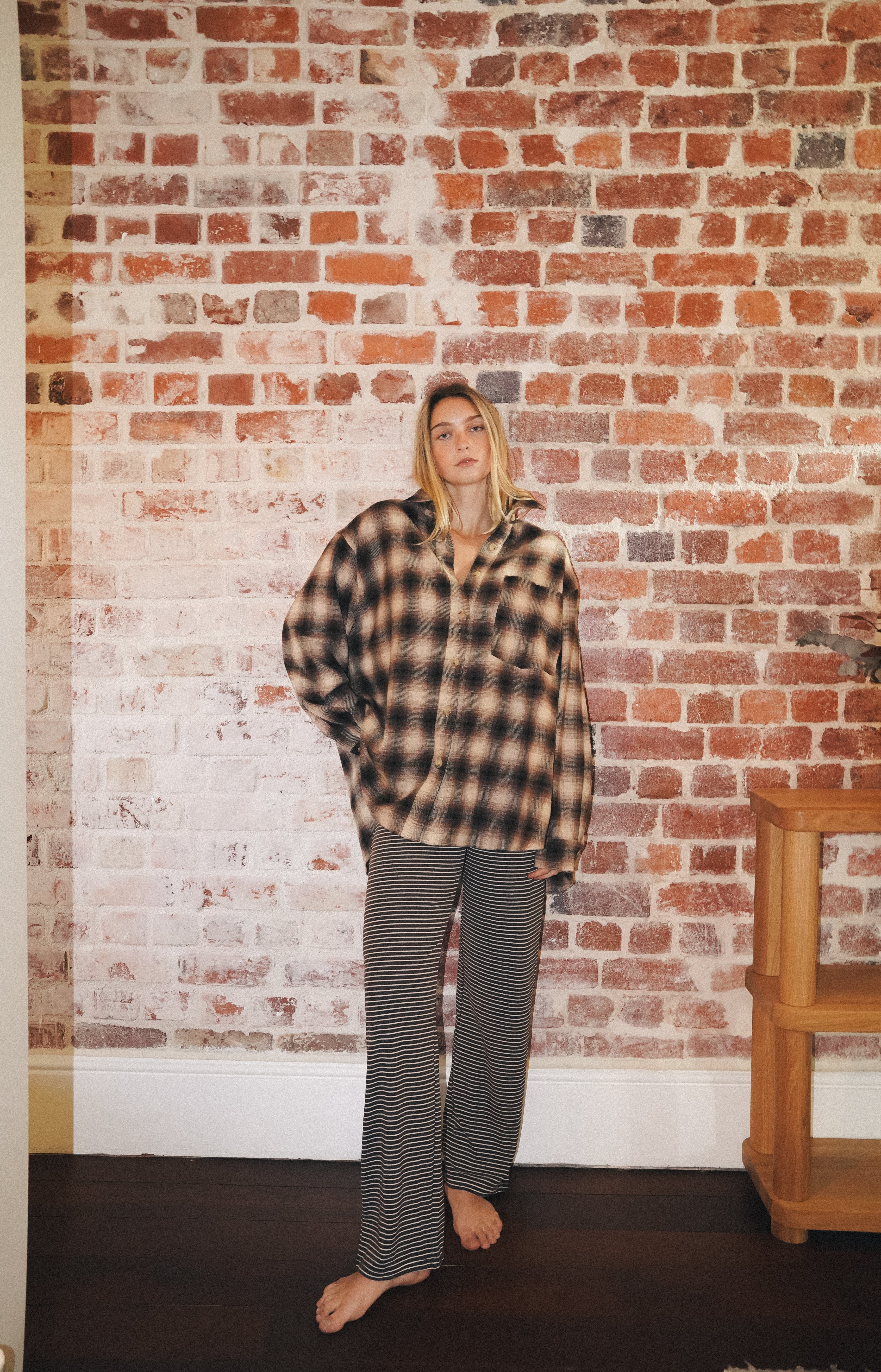 Blake - Brown Flannel shirt