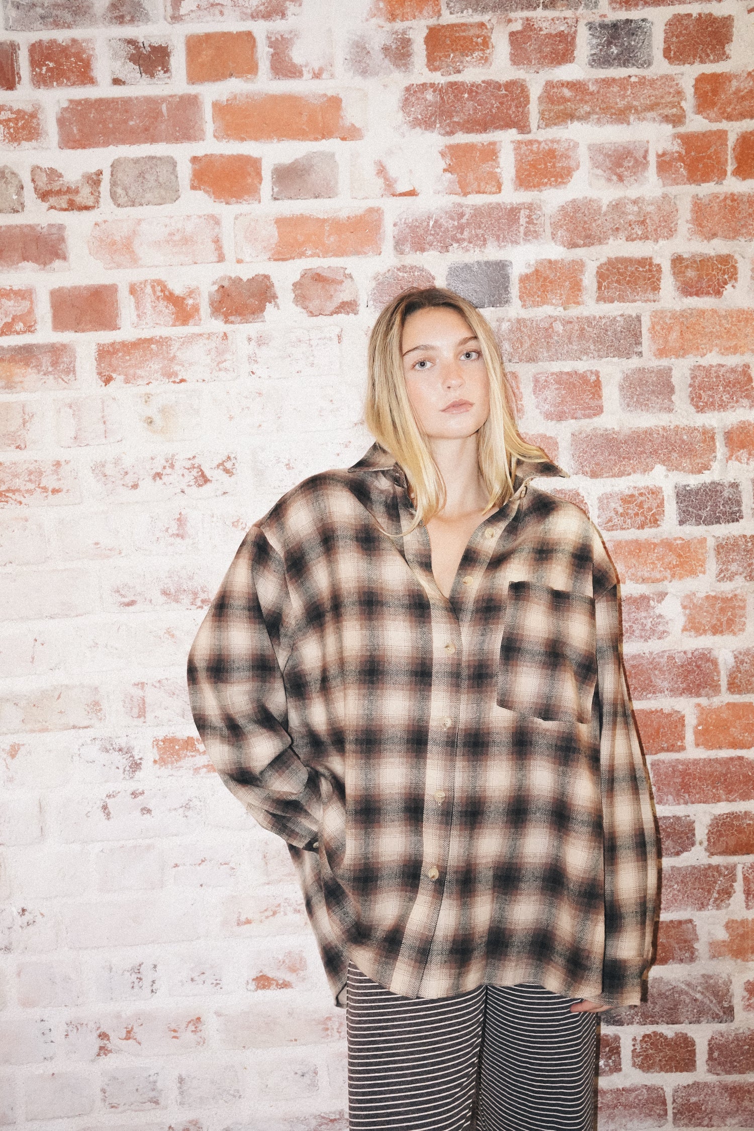 Blake - Brown Flannel shirt