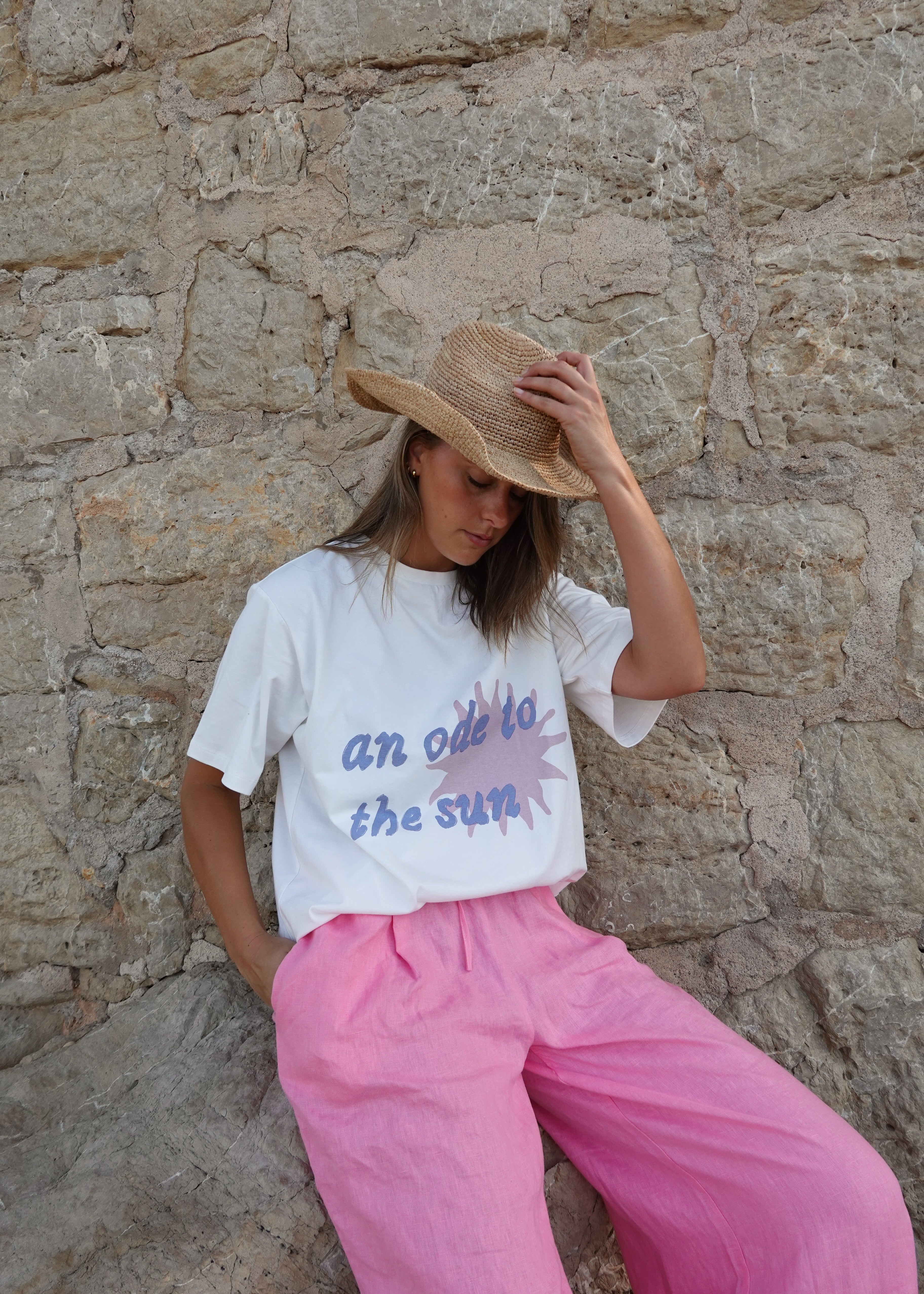 "An Ode To The Sun" Oversized Tee