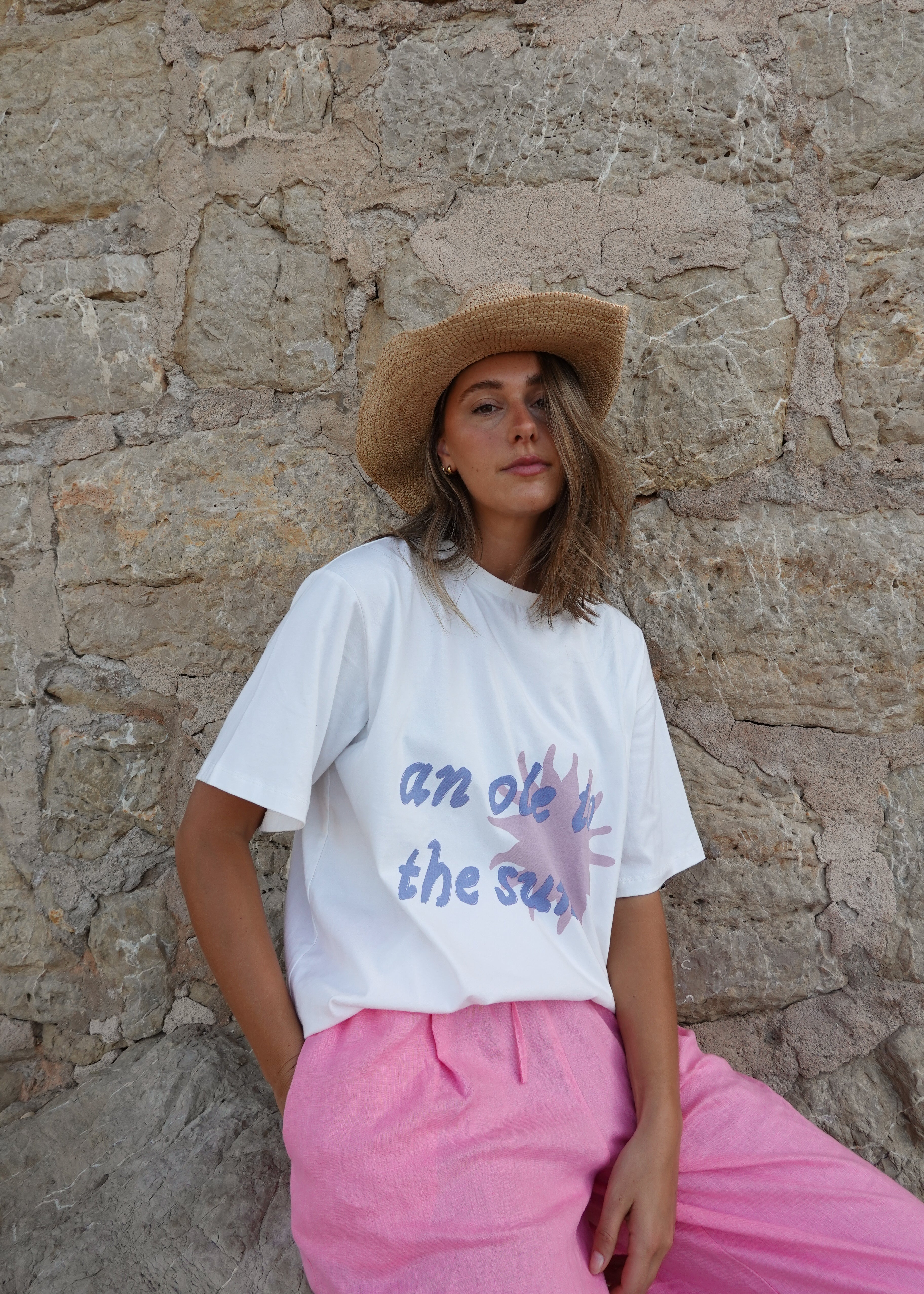 "An Ode To The Sun" Oversized Tee