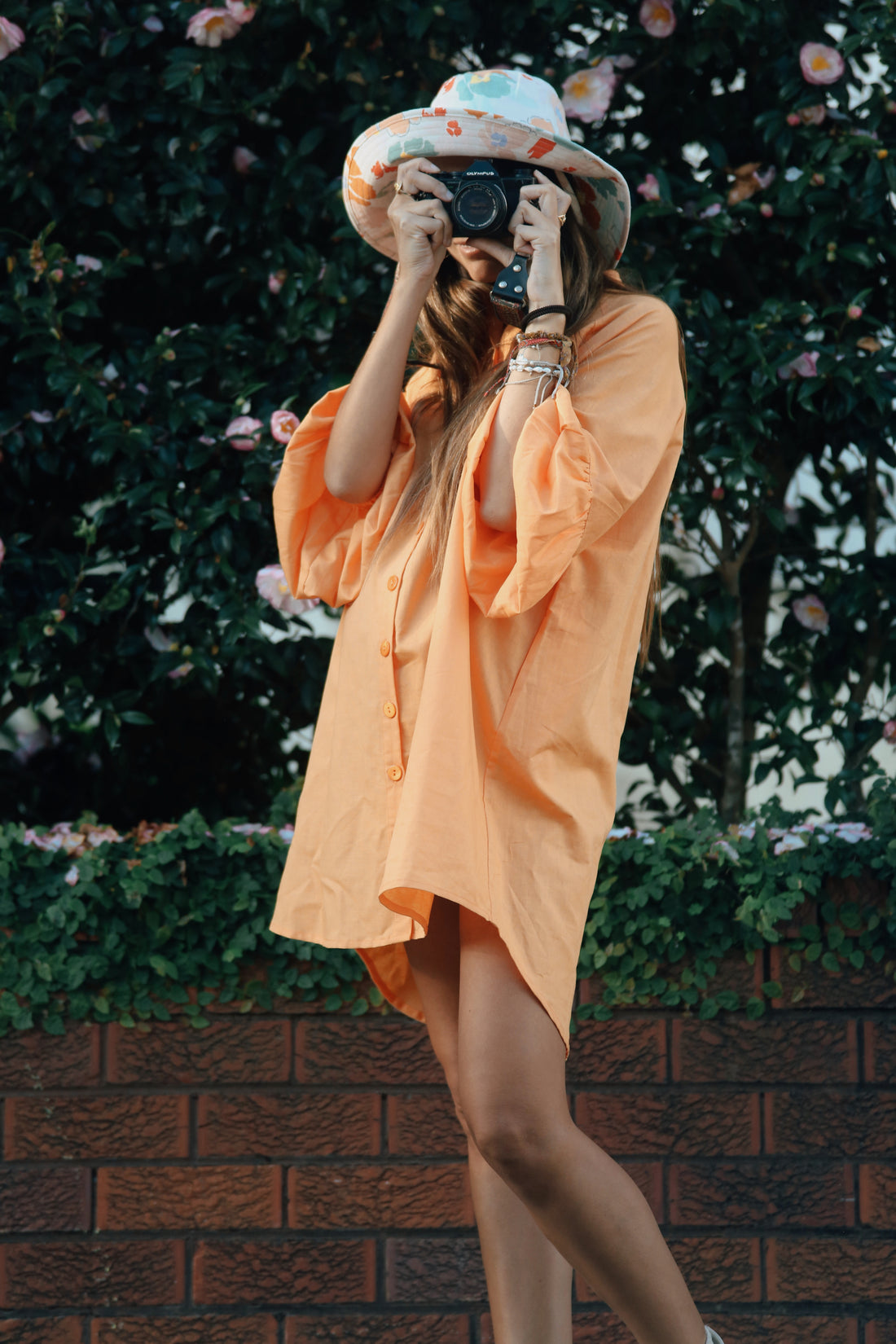 Havana Smock Dress - Marigold